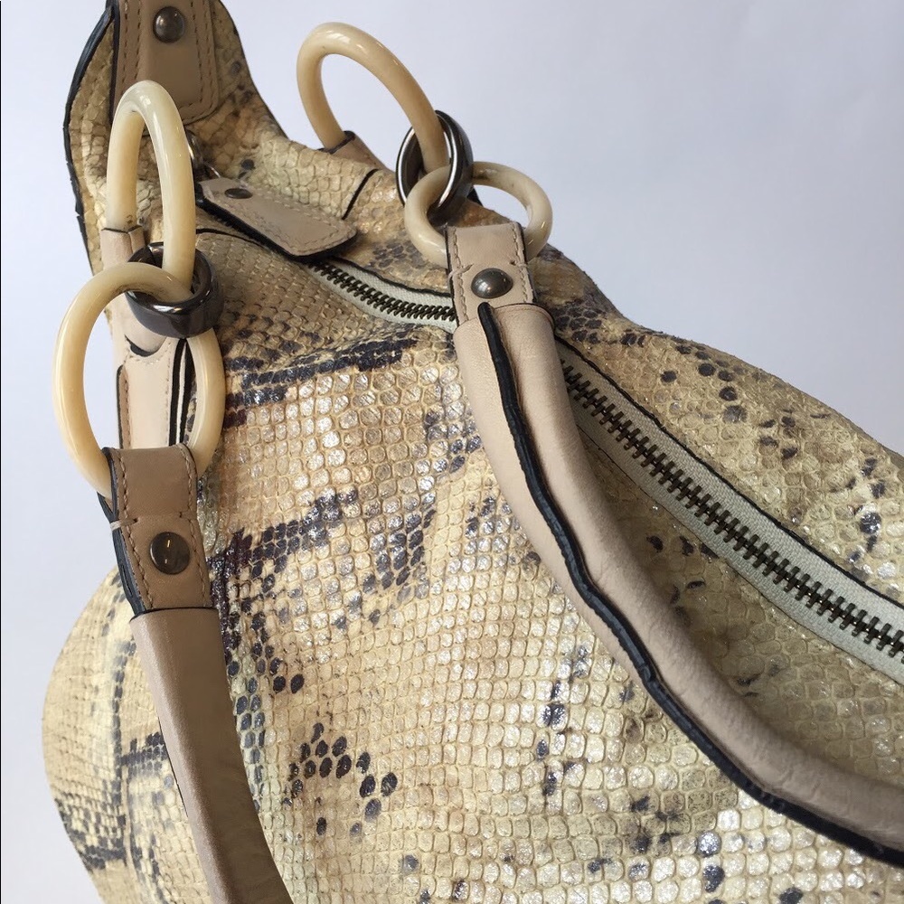 Coach Ltd Edition Kristin Embossed Python Metallic - image 6